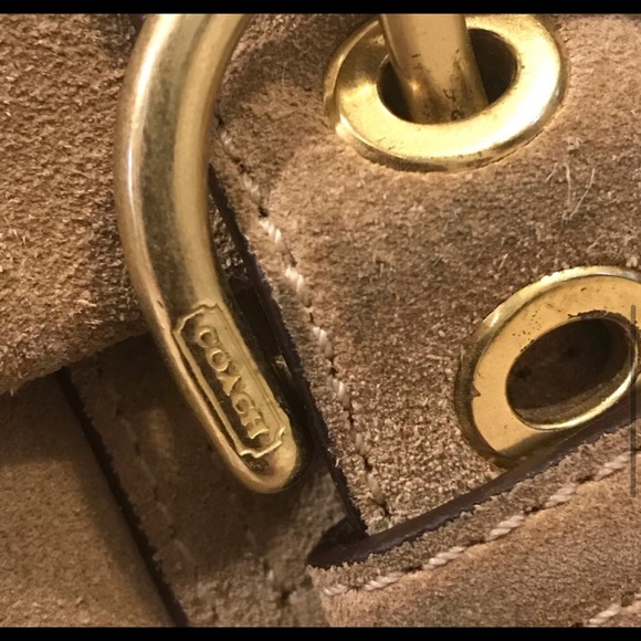 Y2K Rare Coach Legacy Suede Satchel - Picture 4 of 7